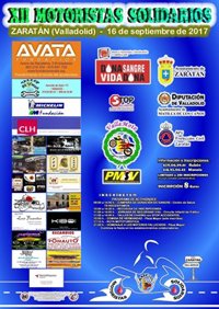Vallamoto organiza el día 16 en Zaratán (Valladolid) la XII edición de Motoristas Solidarios
