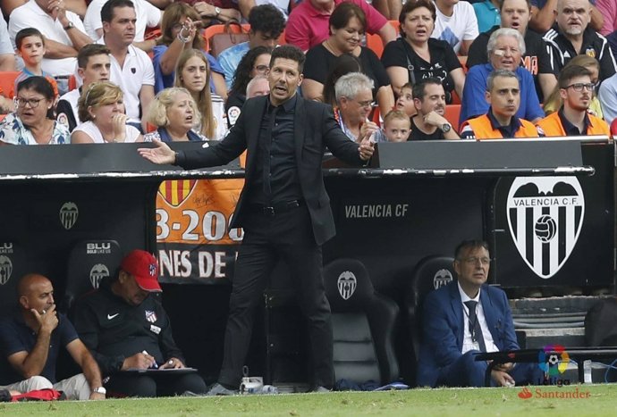 Diego Pablo Simeone en Mestalla