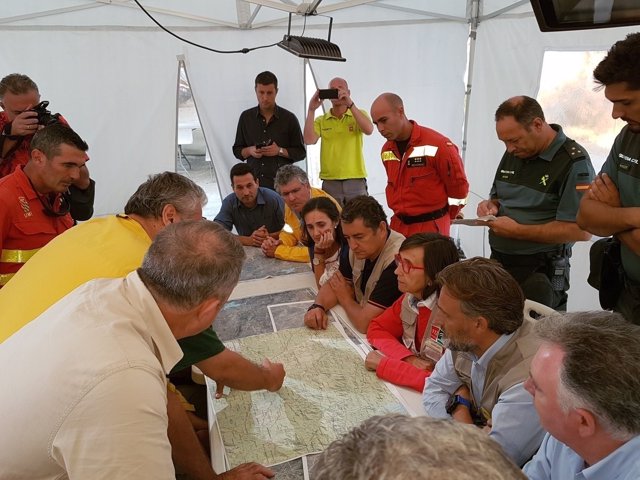 Reunión de coordinación por el incendio de La Granada de Riotinto