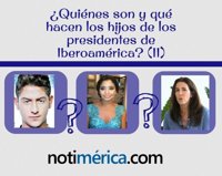 ¿Quiénes son y qué hacen los hijos de los presidentes de Iberoamérica? (II)