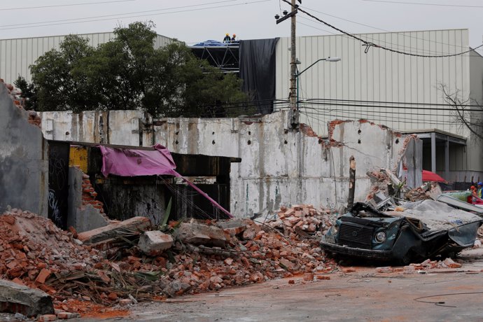 Daños por el terremoto en Ciudad de México