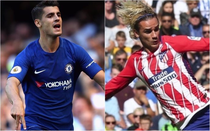 Morata (Chelsea)  y Griezmann (Atlético)