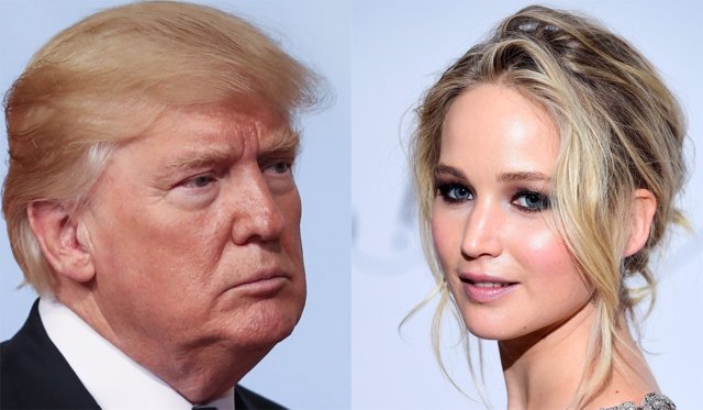 Donald Trump Jennifer Lawrence