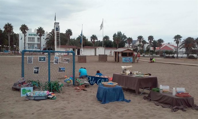 Actividades en una playa de San José