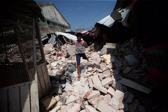 Efectos del terremoto en Juchitán