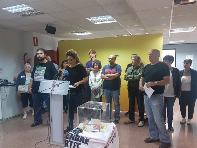 Rubèn Cela en un acte a Catalunya