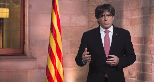 Mensaje institucional del presidente Puigdemont por la Diada