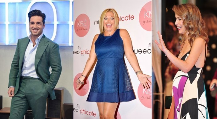 David Bustamante, Belén Esteban, Silvia Abascal