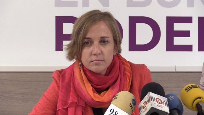 La parlamentaria de Podemos Tania Sánchez