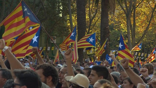 Cataluña se prepara para la Diada