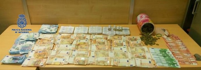 Dinero robado pos dos porteros de disctoca en Málaga 