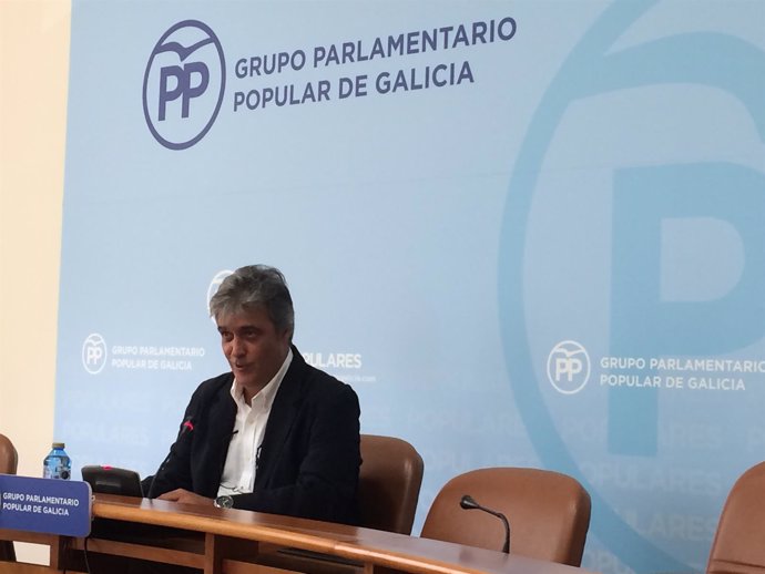 El portavoz parlamentario del PPdeG, Pedro Puy