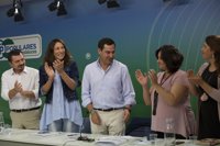 Moreno pide una mejora de la financiación de Andalucía y vuelve a emplazar al PSOE a un acuerdo nacional con PP