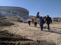 PSOE exige "celeridad" a las administraciones para que el acceso al estadio Wanda no colapse el distrito de San Blas