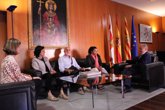 Foto: El presidente de la ONG Monegros con Nicaragua visita la Diputación de Huesca