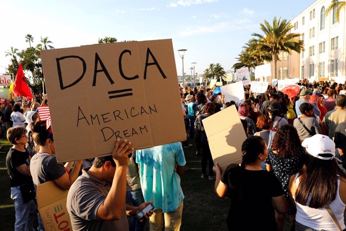 Manifestación en apoyo de los 'dreamers' en San Diego