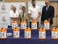 Felipe Reyes y Pablo Laso, padrinos del acuerdo entre Ecovidrio y Fundación Real Madrid