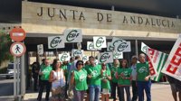 UGT, CCOO y CSIF convocan concentraciones este martes en las provincias andaluzas a favor de la jornada de 35 horas