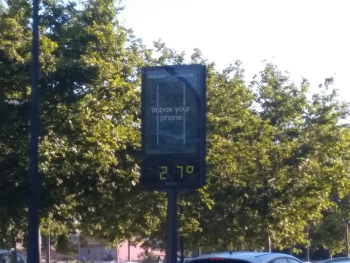 Termómetro 27ºC