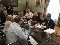 Carmena y Dancausa acuerdan elaborar un mapa con zonas de mayor concentración de personas y cámaras de videovigilancia