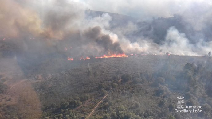 Incendio de Trabazos (Zamora)