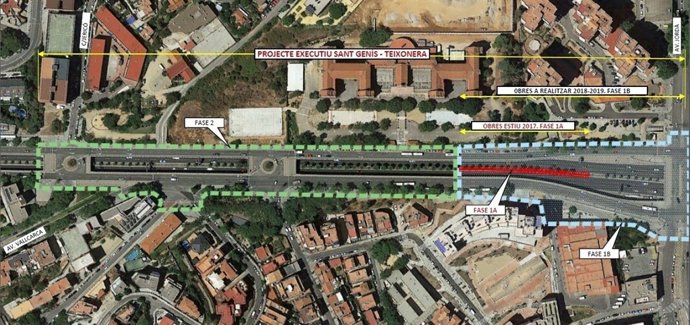 Projecte executiu de la cobertura parcial de la Ronda de Dalt