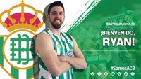 Ryan Kelly, exjugador de los Lakers, llega al Real Betis Energía Plus