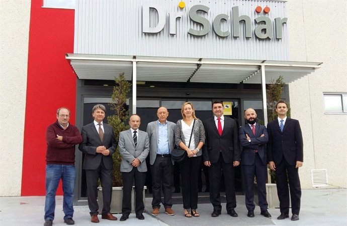 Gastón ha visitado hoy la planta de Dr. Schär en Alagón