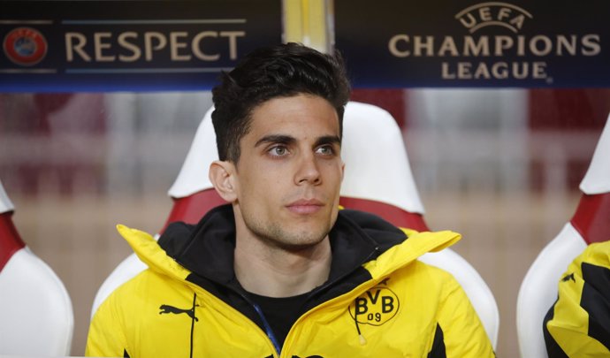 El jugador español del Borussia Dortmund Marc Bartra