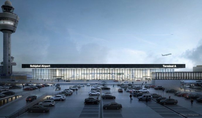Nueva terminal aeropuerto de Amterdam