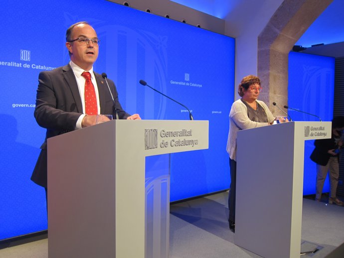 Els consellers J. Turull i D. Bassa