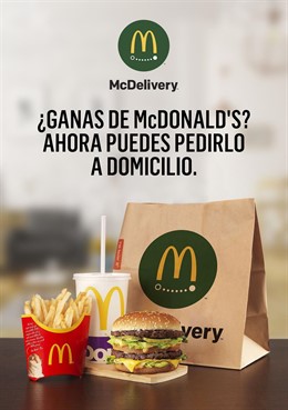 Servicio de entrega a domicilio de McDonalds