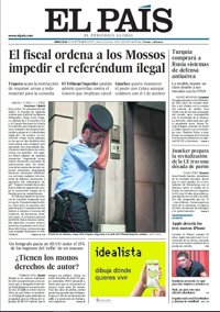Las portadas de los periódicos de hoy, miércoles 13 de septiembre de 2017