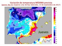 El poniente hará subir las temperaturas hasta 8ºC este jueves en la Comunitat Valenciana