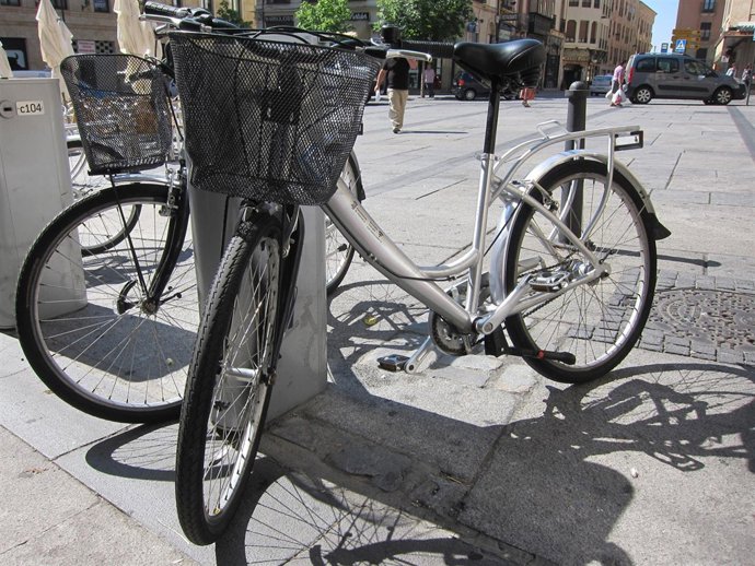 Bicicletas en la ciudad de Salamanca.