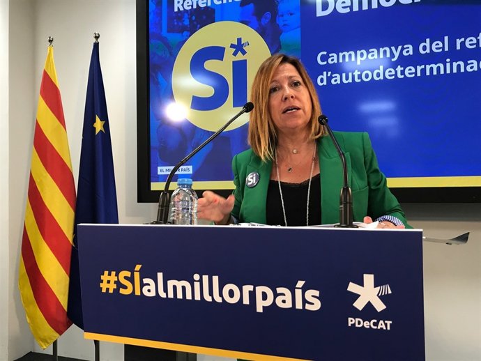 La directora de la campanya del PDeCAT per al referèndum, Montserrat Candini
