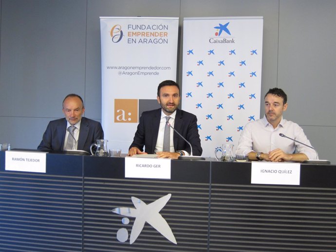 Tejedor, Ger y Quílez han presentado la nueva edición de premios EmprendedorXXI