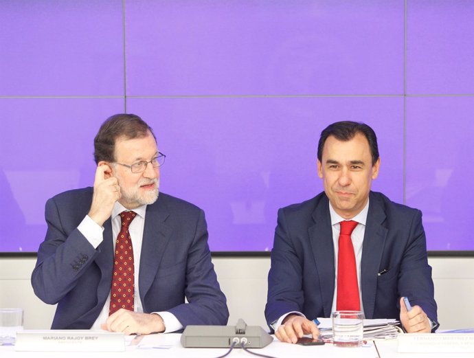 Mariano Rajoy y Fernando Martínez Maillo