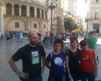 La CUP defiende en València que el referéndum se pueda hacer "en el conjunto de los 'Països Catalans'"