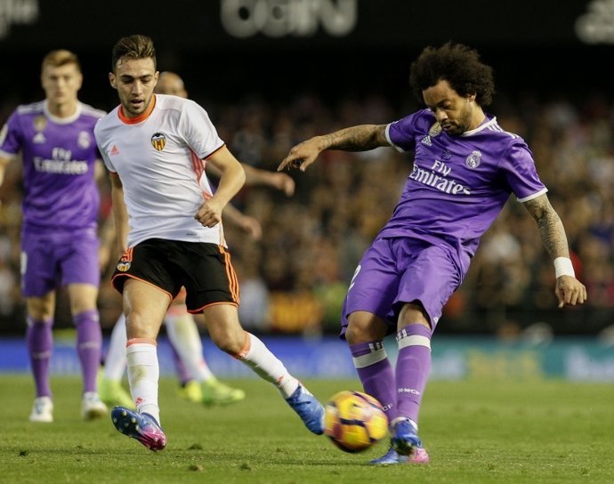 Marcelo al partit davant el València