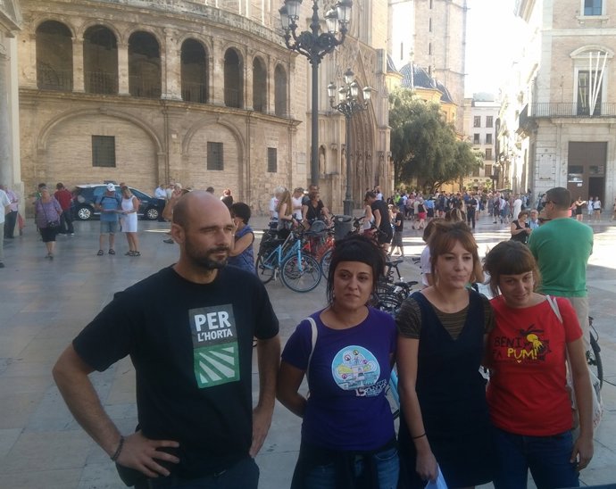 Acte de la CUP a favor del referèndum català