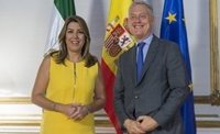 Susana Díaz aborda con el embajador de Reino Unido la "afección" del 'Brexit' a los intereses de Andalucía
