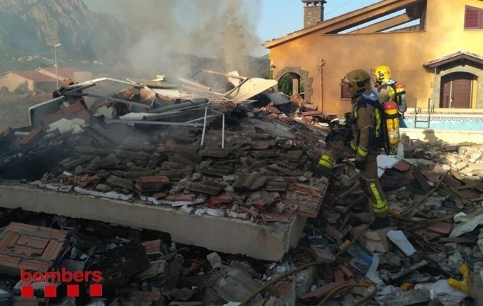 S'esfondra una casa a Collbató