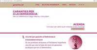 Sigue operativa la web de JxSí garanties.cat con información del referéndum