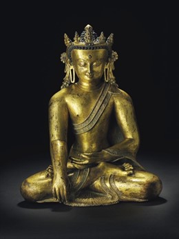 La baronesa Thyssen vende por 3,2 millones una estatua de Budda