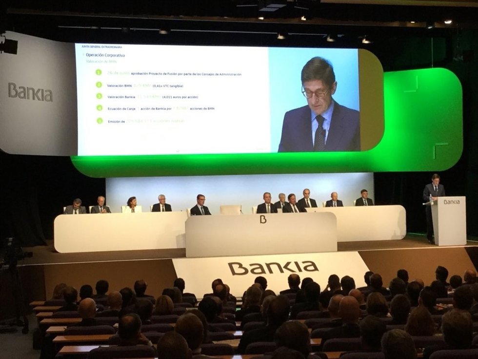 Goirigolzarri en la Junta de Bankia