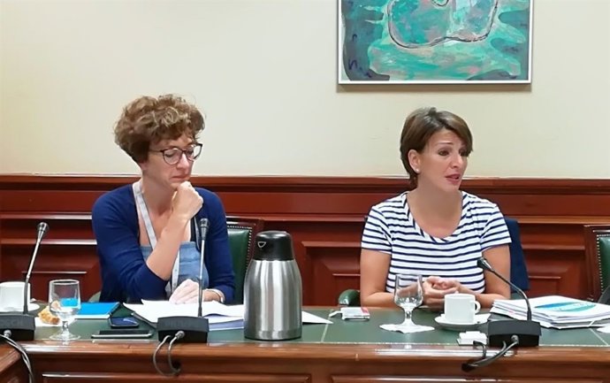 La portavoz de En Marea Yolanda Díaz presenta la Ley de Igualdad Retributiva