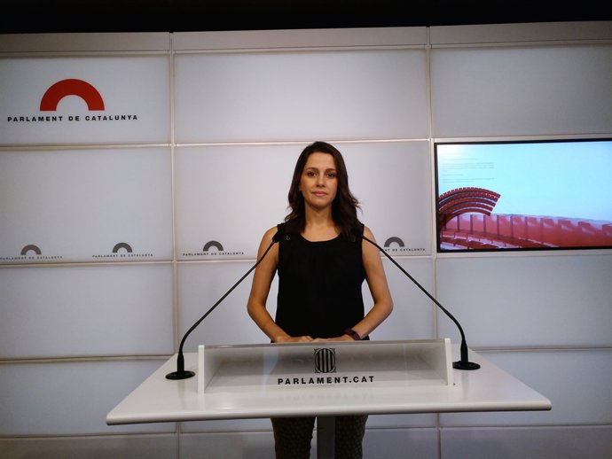La líder de Cs al Parlament, Inés Arrimadas