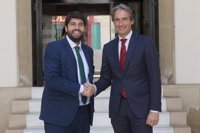 López Miras: "En 2018 ya habrá AVE en la Región y será soterrado íntegramente en la ciudad de Murcia"