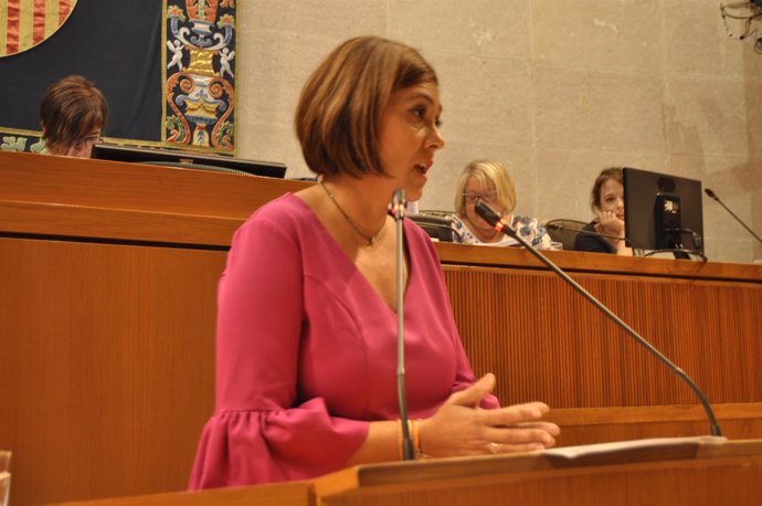 La portavoz de Ciudadanos (Cs) en las Cortes de Aragón, Susana Gaspar.
